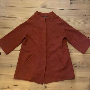Eileen Fisher Burgundy wool sweater